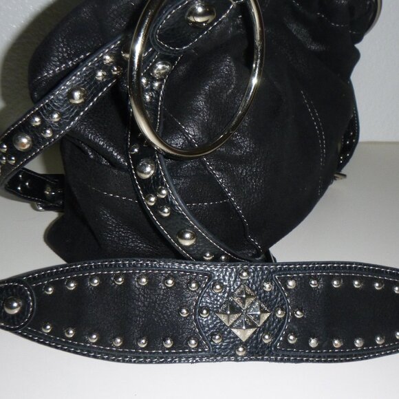 Kathy Van Zeeland, Women's Black Leather Purse - Picture 2 of 10